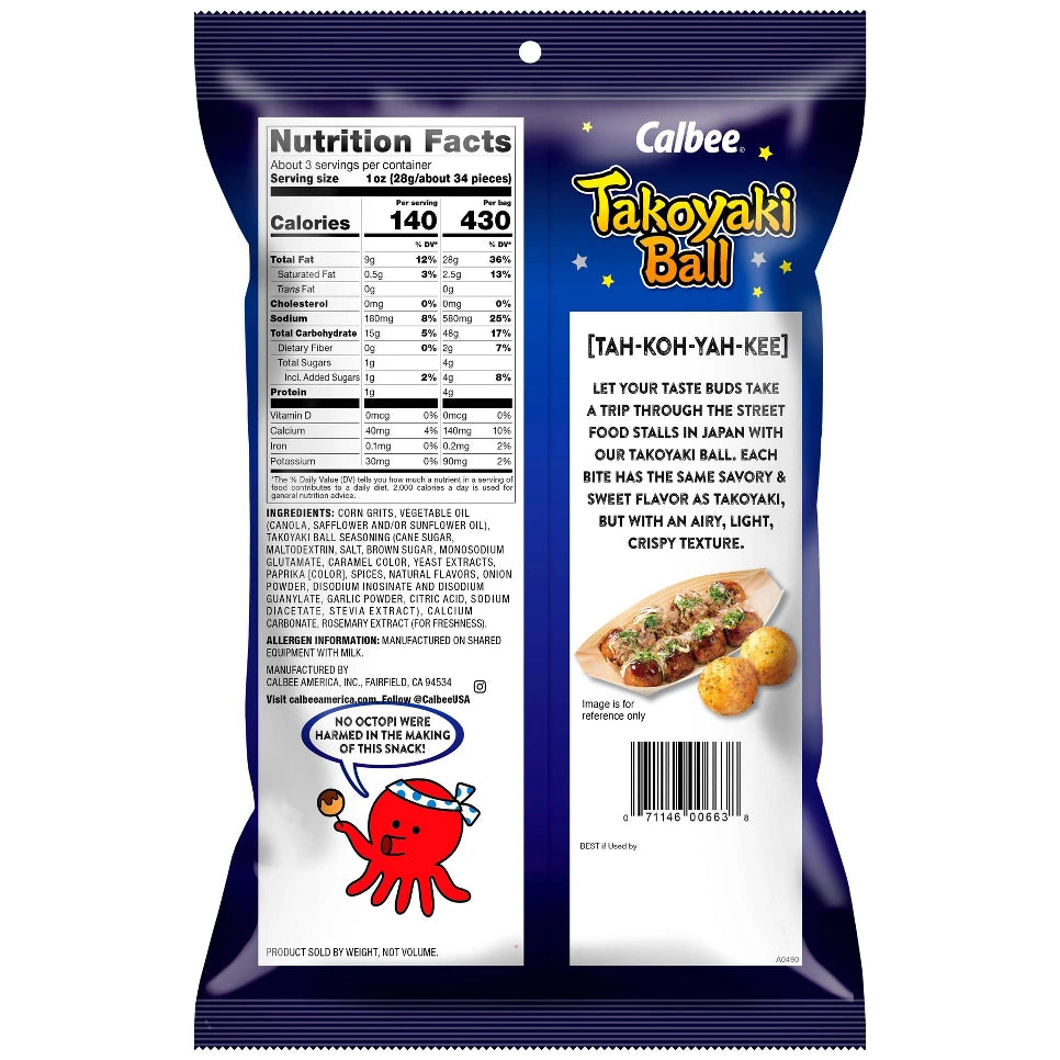 Calbee - Takoyaki Ball 3.17 oz