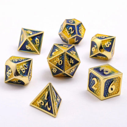 7-Set Behemoth Solid Metal: Blue & Yellow with Brass