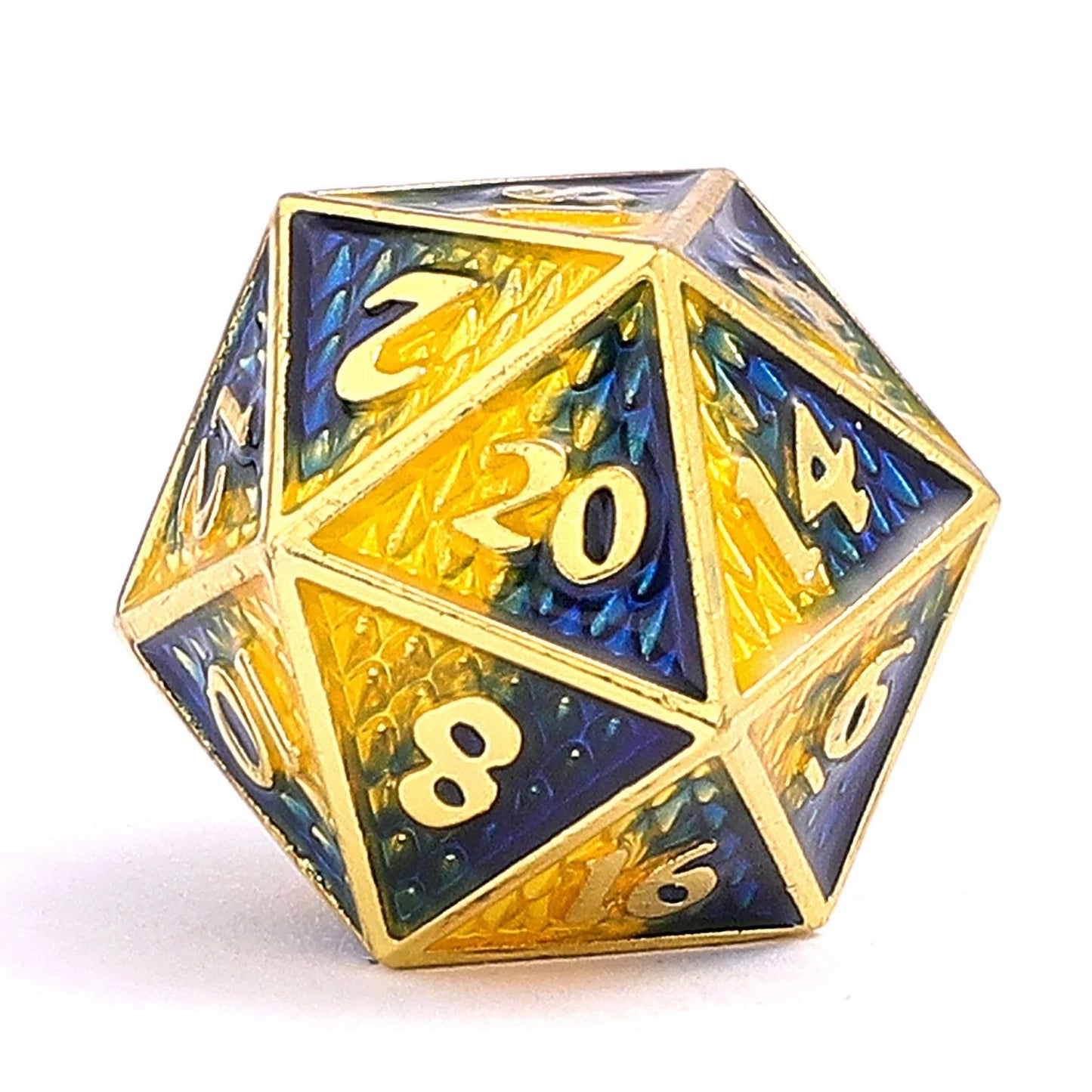 7-Set Behemoth Solid Metal: Blue & Yellow with Brass