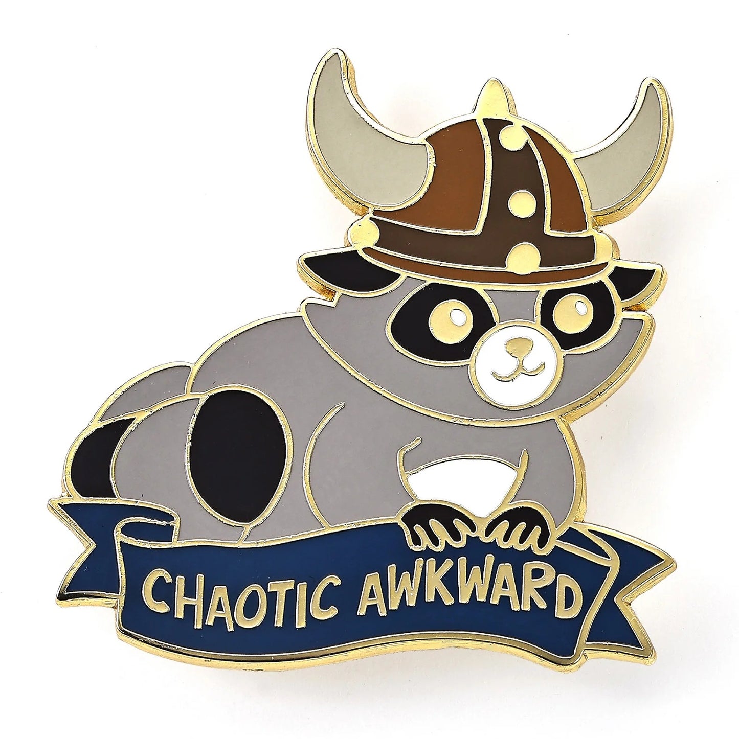 Chaotic Awkward Raccoon - Enamel Pin