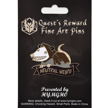 Neutral Weird Opossum - Enamel Pin