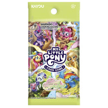 My Little Pony card game packaging with characters on a white background
