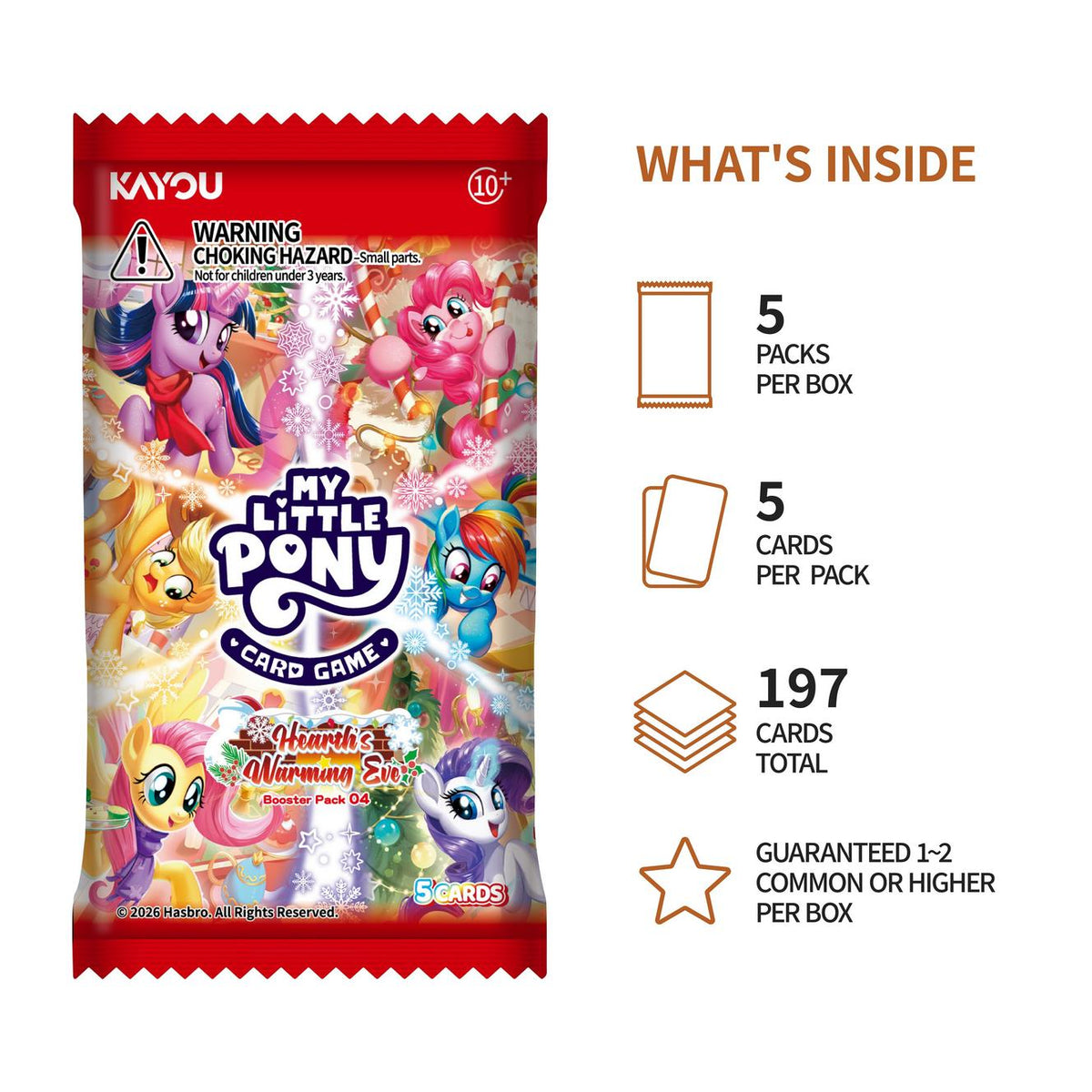 My Little Pony-Trading Card Game: Hearth's Warming Eve Collector Box (5 Packs)