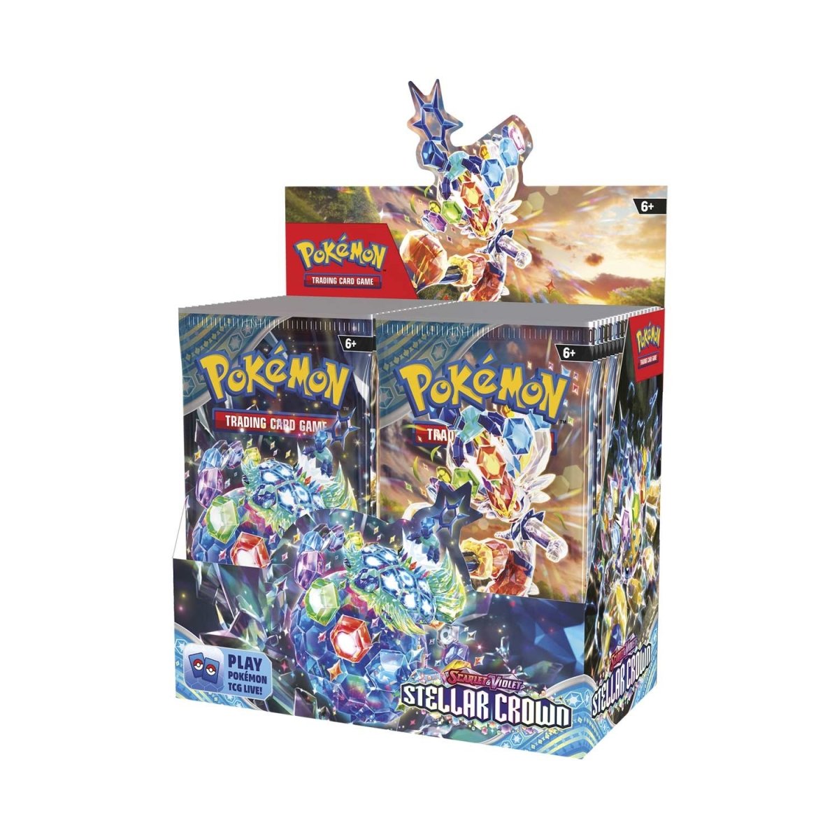 Pokémon TCG: Scarlet & Violet-Stellar Crown Booster Display Box (36 Packs) - Scroll and Circuit Games