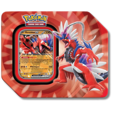 Pokemon Trading Card Game: Scarlet & Violet - Paldea Legends Collectors Tin - Koraidon EX - Scroll and Circuit Games