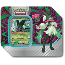 Pokemon Trading Card Game: Scarlet & Violet - Paldea Partners Collectors Tin - Meowscarda EX - Scroll and Circuit Games