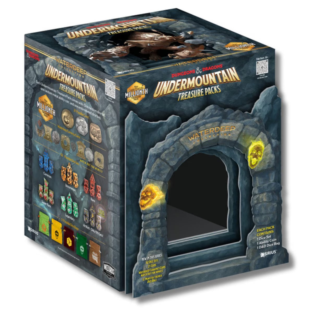 D&D Treasure Pack: Undermountain Collection - 7 Mystery Dice