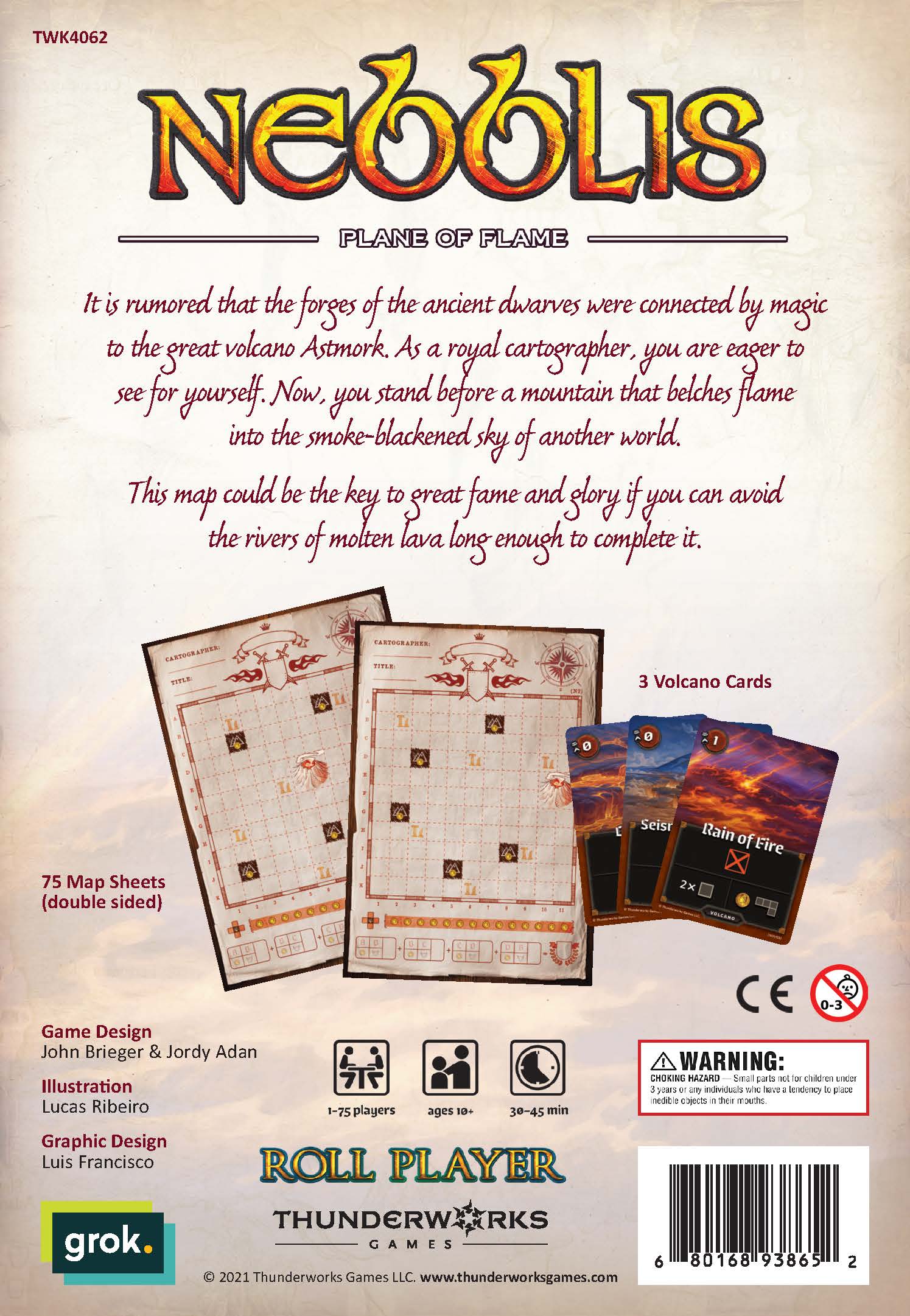 Cartographers - Map Pack: Nebblis - Scroll and Circuit Games