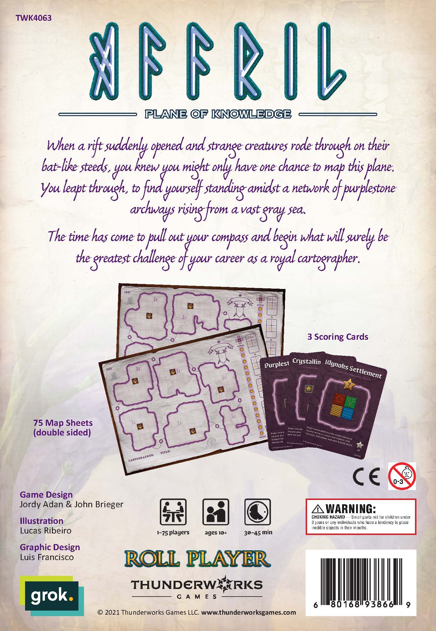 Cartographers - Map Pack: Affril - Scroll and Circuit Games
