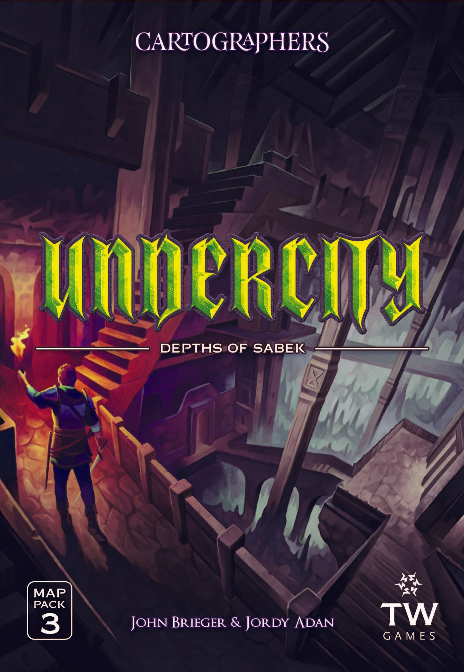 Cartographers - Map Pack: Undercity - Scroll and Circuit Games