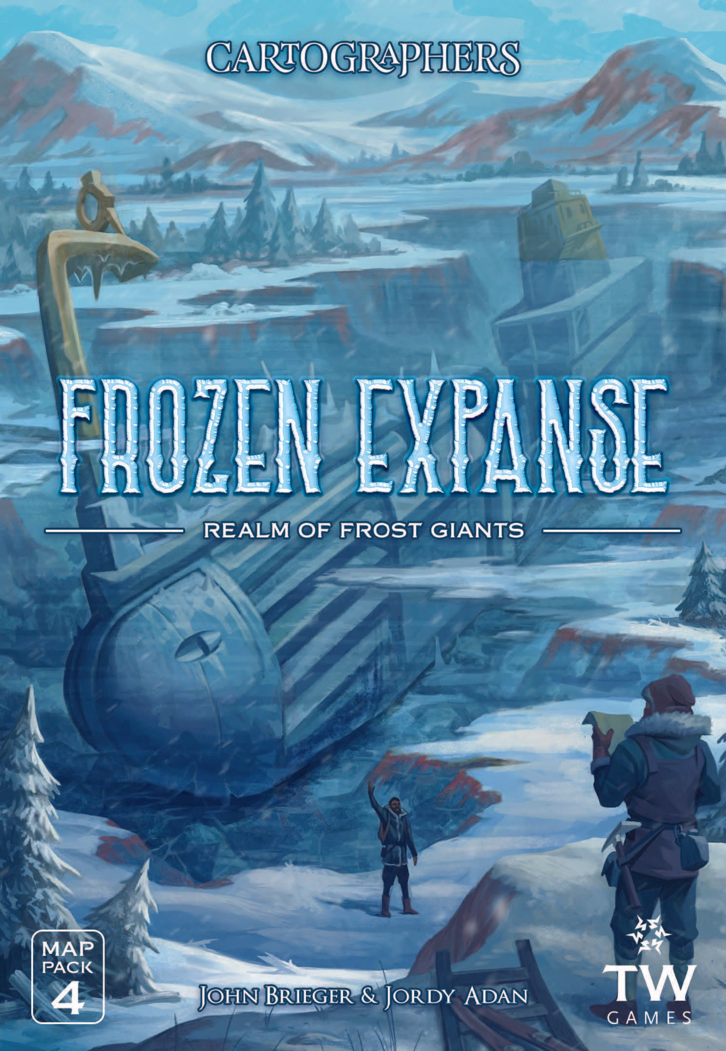 Cartographers - Map Pack: Frozen Expanse - Scroll and Circuit Games