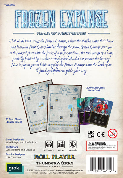 Cartographers - Map Pack: Frozen Expanse - Scroll and Circuit Games