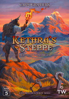 Cartographers - Map Pack: Kethra's Steppe - Scroll and Circuit Games