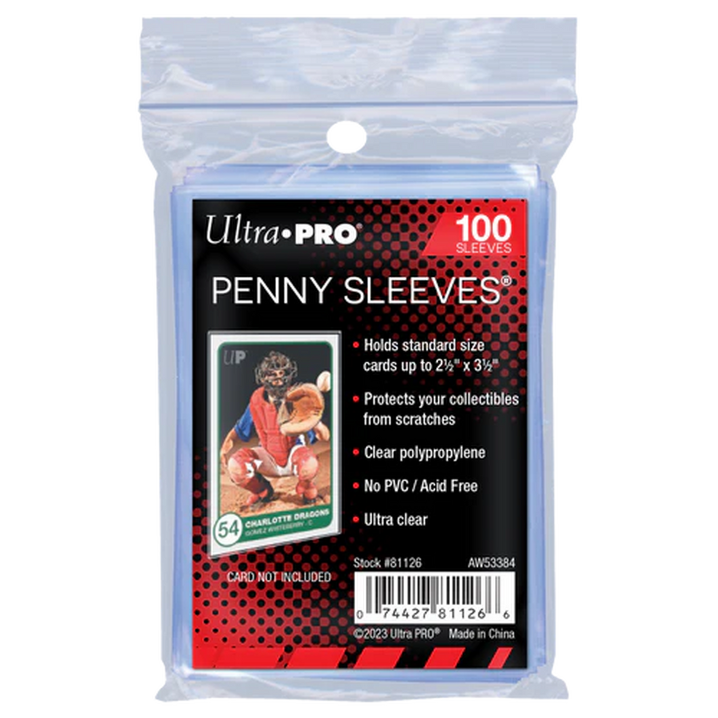 Ultra Pro 2.5x3.5 Trading Card Penny Sleeves