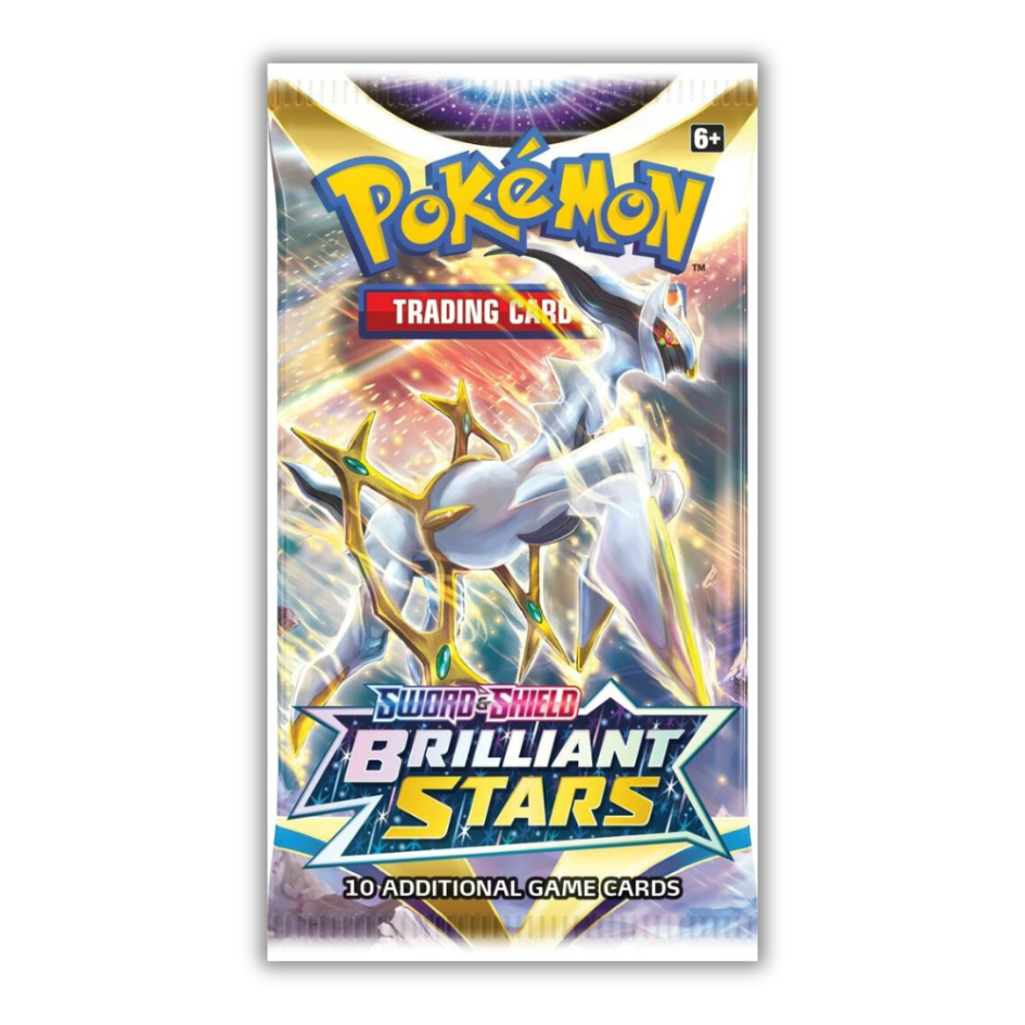 Brilliant Stars Booster Pack - SWSH09: Brilliant Stars (SWSH09) - Scroll and Circuit Games