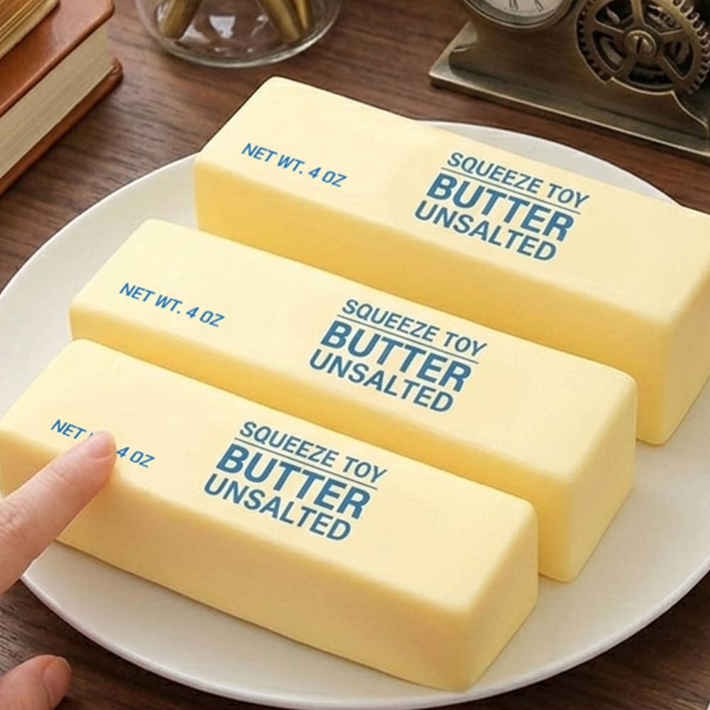 Butter Stress Ball – Soft Slow Rebound Stress Relief Squishy
