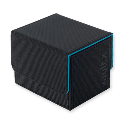 VaultX - Sideloading Deck Box 100+ - Black and Electric Blue