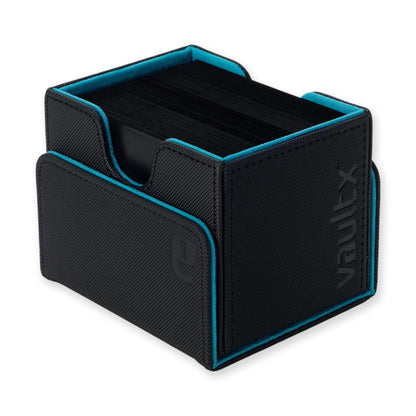 VaultX - Sideloading Deck Box 100+ - Black and Electric Blue
