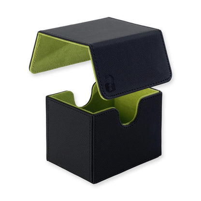 VaultX - Sideloading Deck Box 100+ - Black and Electric Green