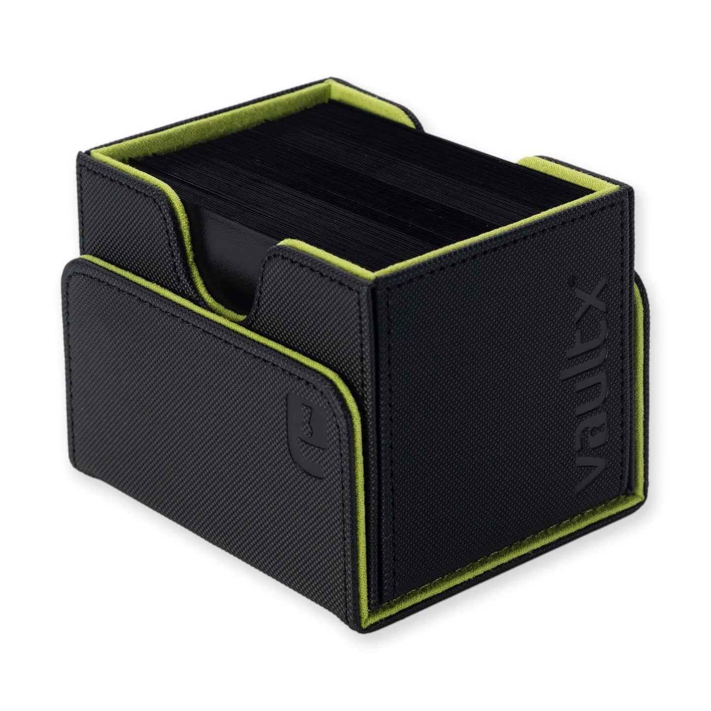 VaultX - Sideloading Deck Box 100+ - Black and Electric Green