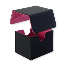 VaultX - Sideloading Deck Box 100+ - Black and Electric Pink