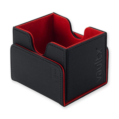 VaultX - Sideloading Deck Box 100+ - Black and Electric Red