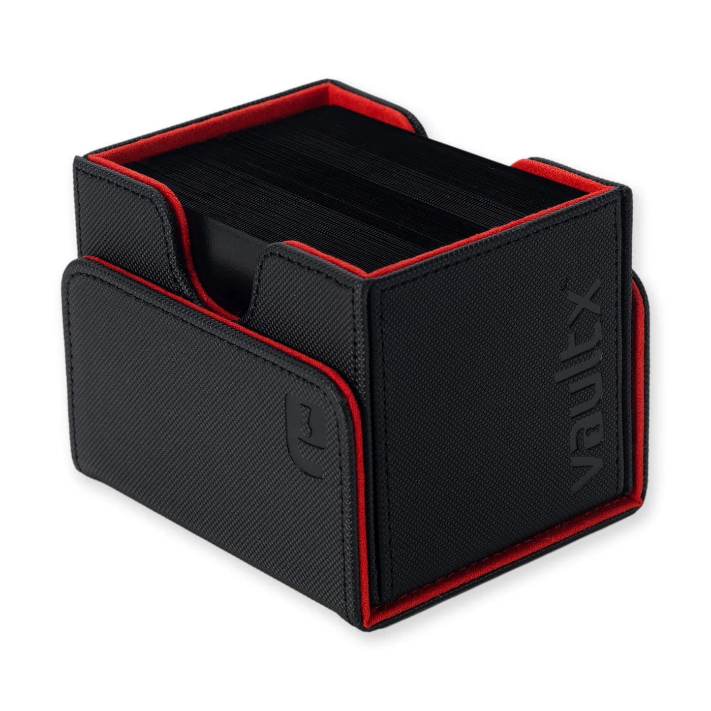 VaultX - Sideloading Deck Box 100+ - Black and Electric Red