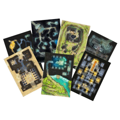 D&D 5E: Campaign Builder: Dungeons and Ruins Map Folio - Scroll and Circuit Games