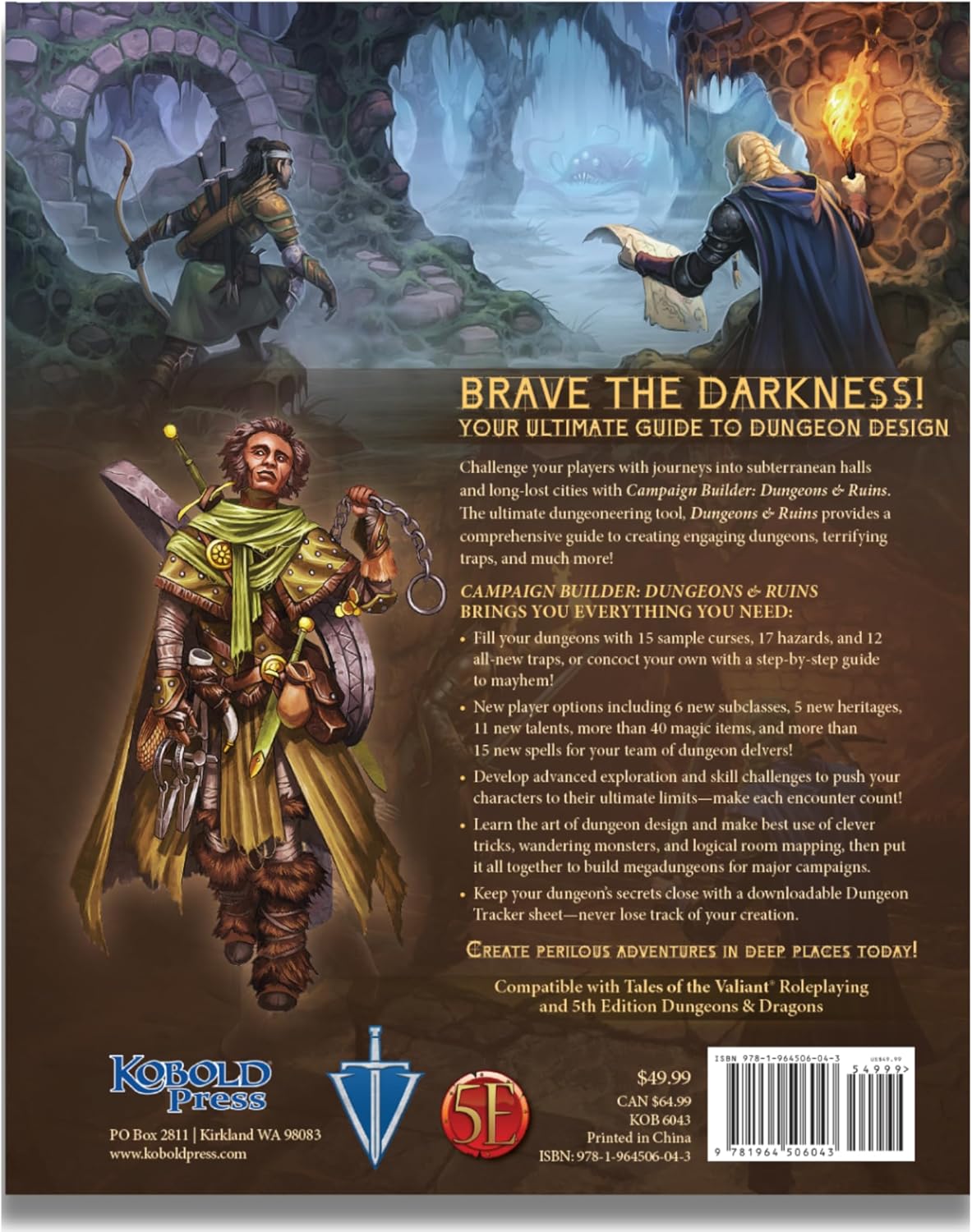 D&D 5E: Campaign Builder: Dungeons and Ruins Map Folio - Scroll and Circuit Games