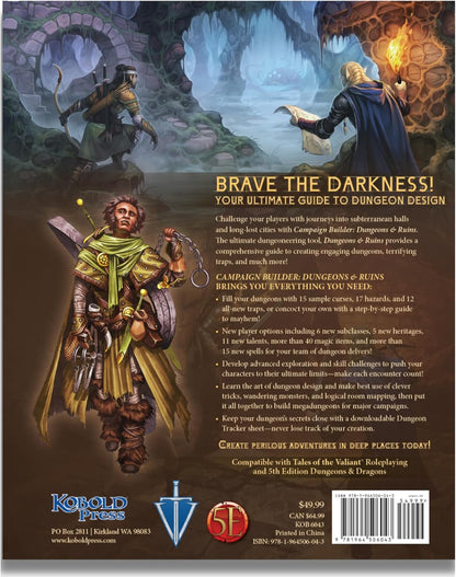 D&D 5E: Campaign Builder: Dungeons and Ruins Map Folio - Scroll and Circuit Games