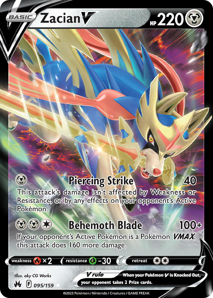 Zacian V - 095/159 - Scroll and Circuit Games
