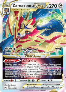 Zamazenta VSTAR - 099/159 - Scroll and Circuit Games