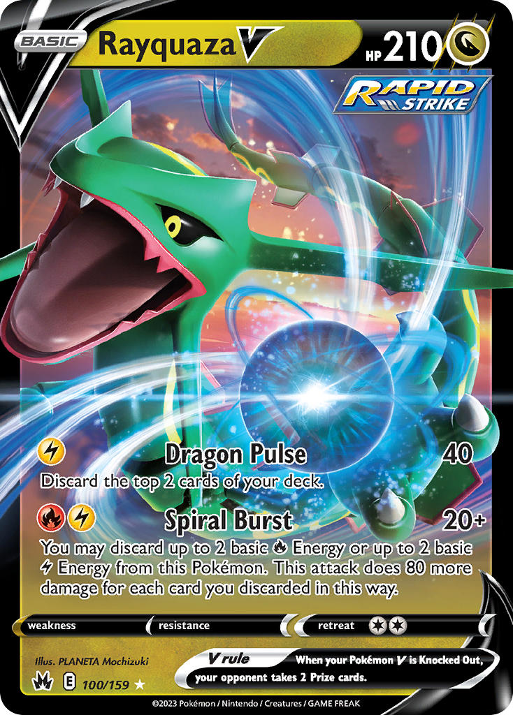 Rayquaza V - 100/159 - Scroll and Circuit Games