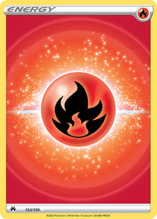 Fire Energy - 153/159 [Textured Holo] - Scroll and Circuit Games