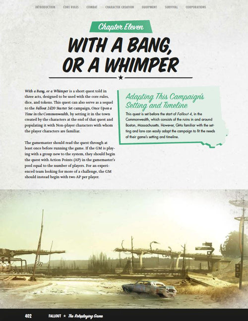 Fallout: The Role Playing Game Core Rulebook - Scroll and Circuit Games
