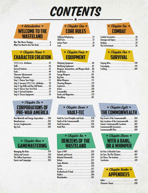 Fallout: The Role Playing Game Core Rulebook – Scroll and Circuit Games
