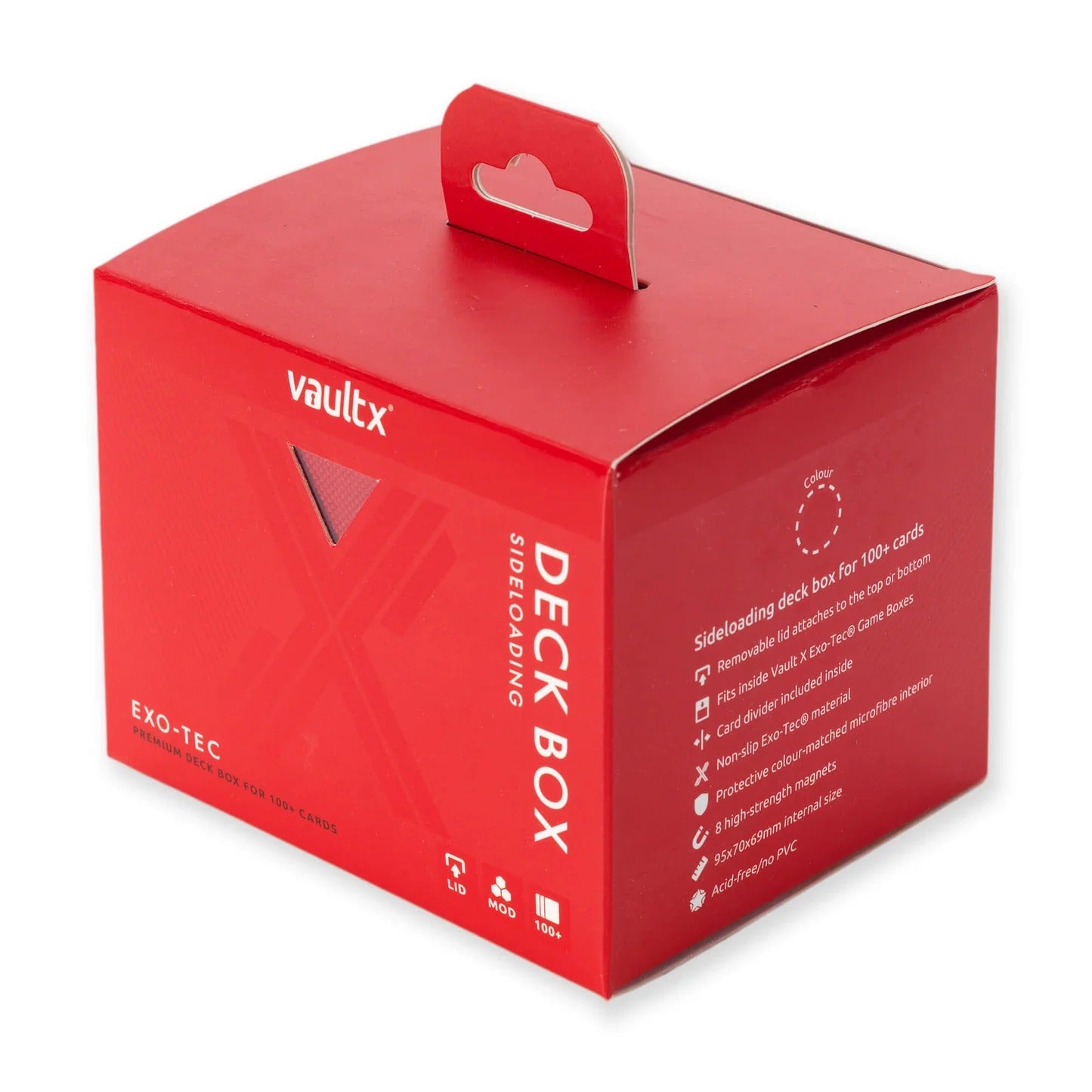 VaultX - Sideloading Deck Box 100+ - Red