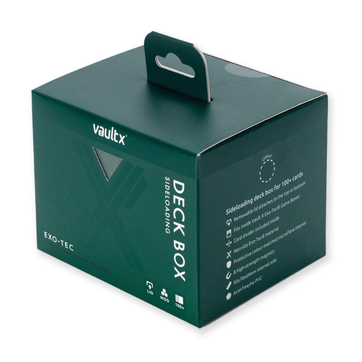 VaultX - Sideloading Deck Box 100+ - Green