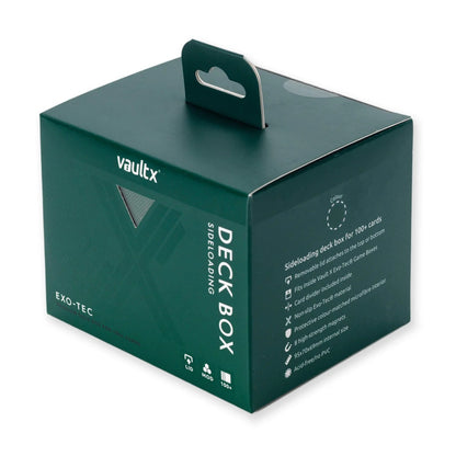 VaultX - Sideloading Deck Box 100+ - Green