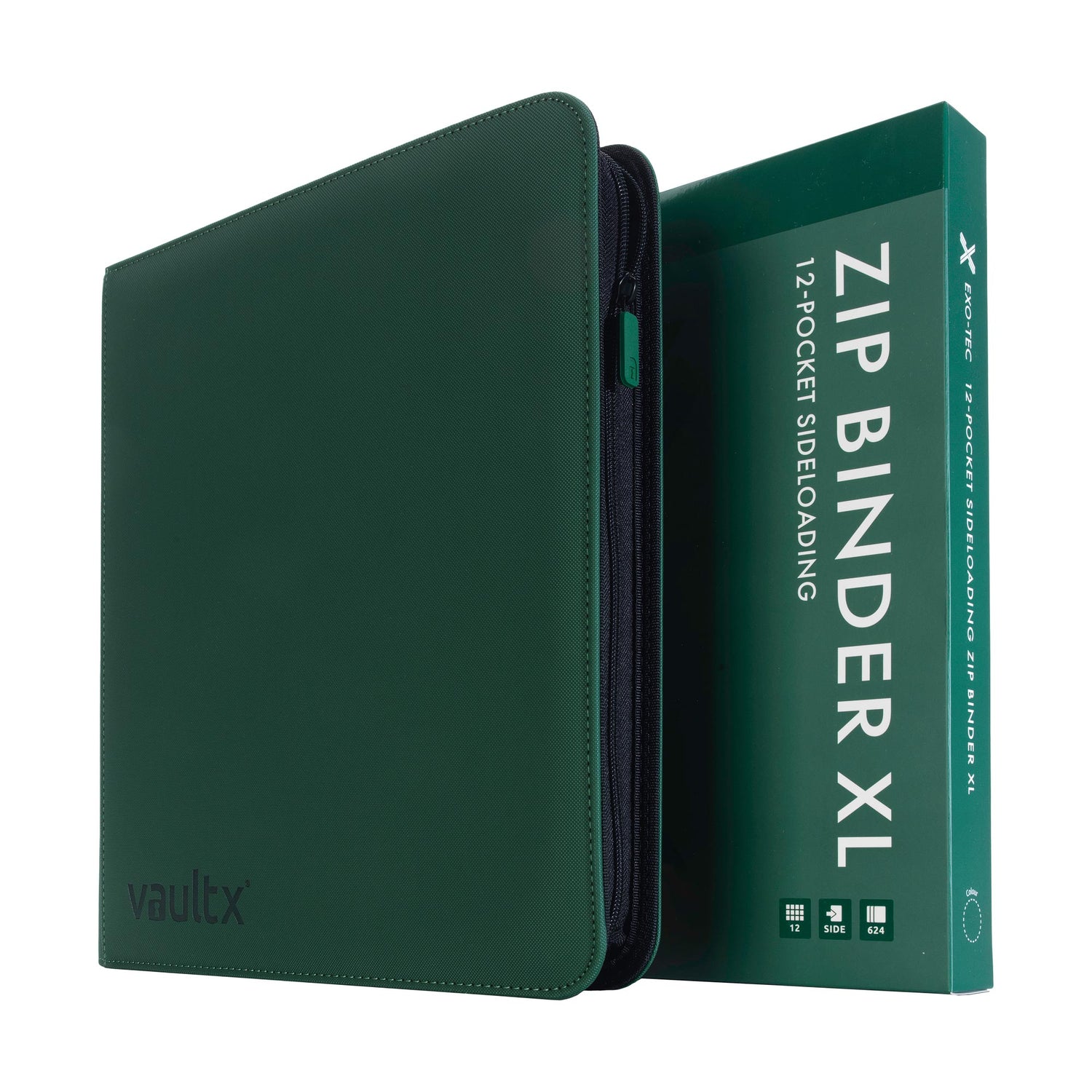 Vault X - 9 Pocket - Exo Tec Zip Binder - Royal Blue