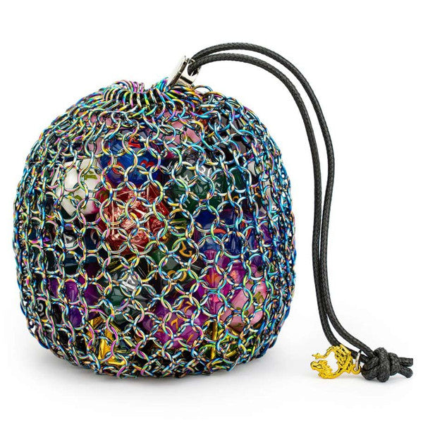 Dice Bag: Hero's Chainmail Rainbow - Scroll and Circuit Games