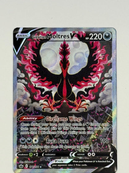 Galarian Moltres V (Alternate Full Art) - SWSH06: Chilling Reign (SWSH06)