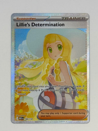 Lillie's Determination 184/132 - Mega Evolutions (MEG) - Near Mint (NM)