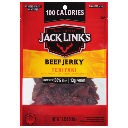 Jack Link's - Teriyaki Flavor Beef Jerkey (1.25 oz)