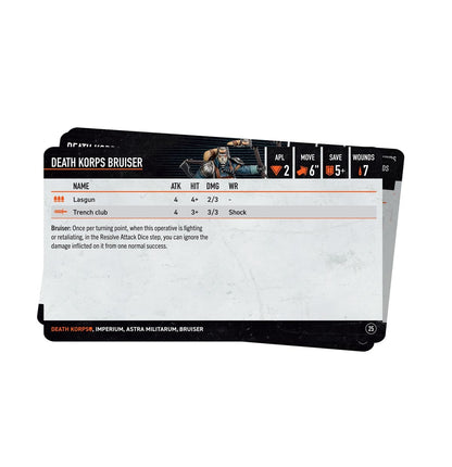 Warhammer 40k: Data Cards: Death Korps