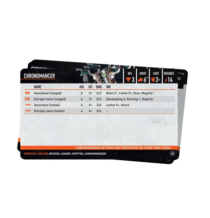 Warhammer 40k: Data Cards: Hierotek Circle