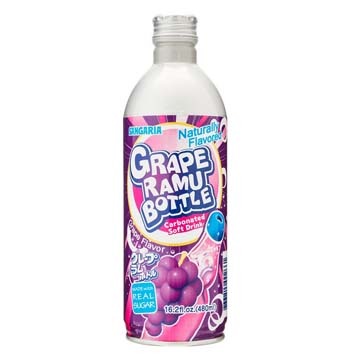 Ramune - Grape Flavor Bottle Can 16.2 fl. oz.