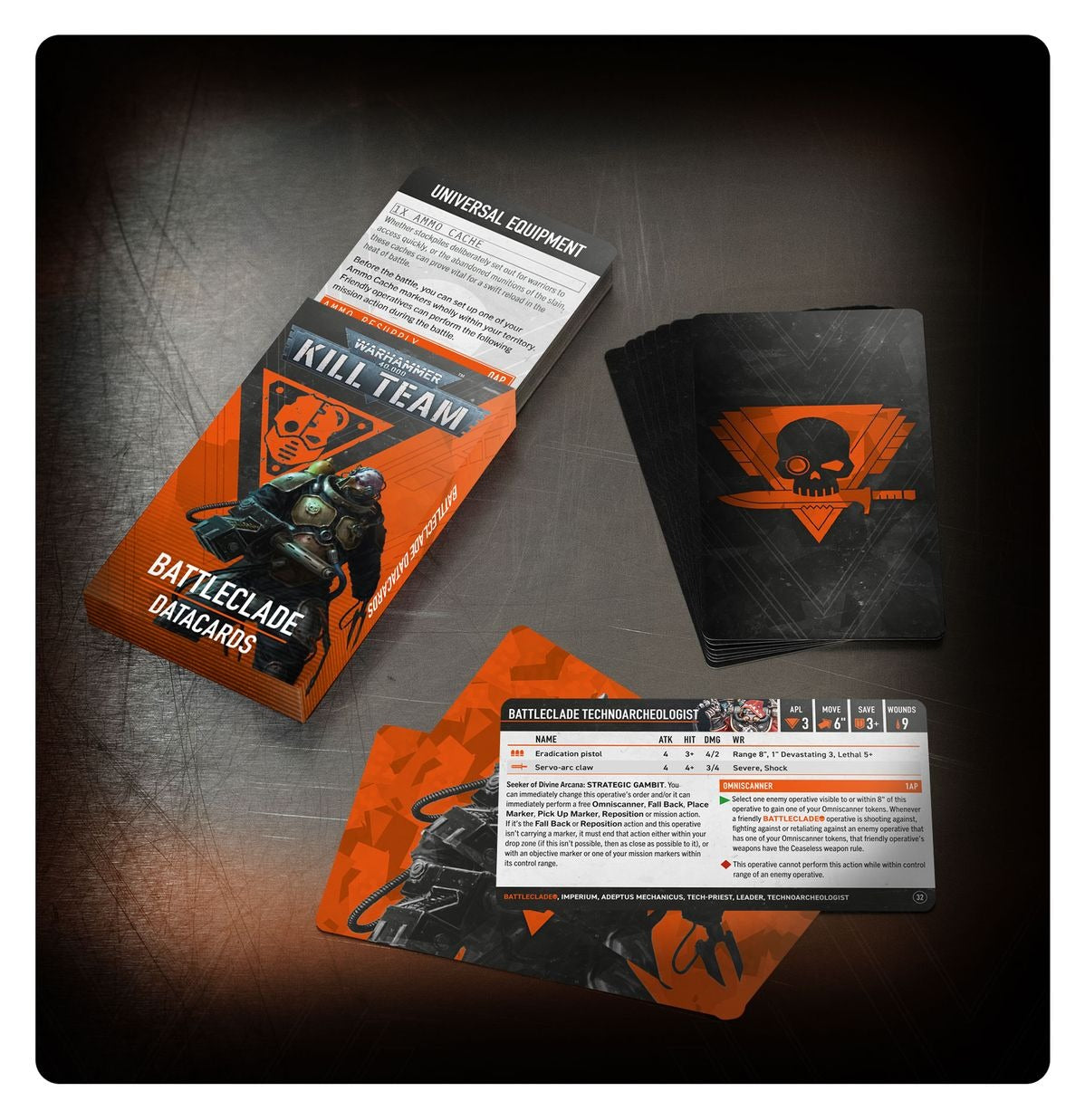 Warhammer 40k: Data Cards: Adeptus Mechanicus: Battleclade