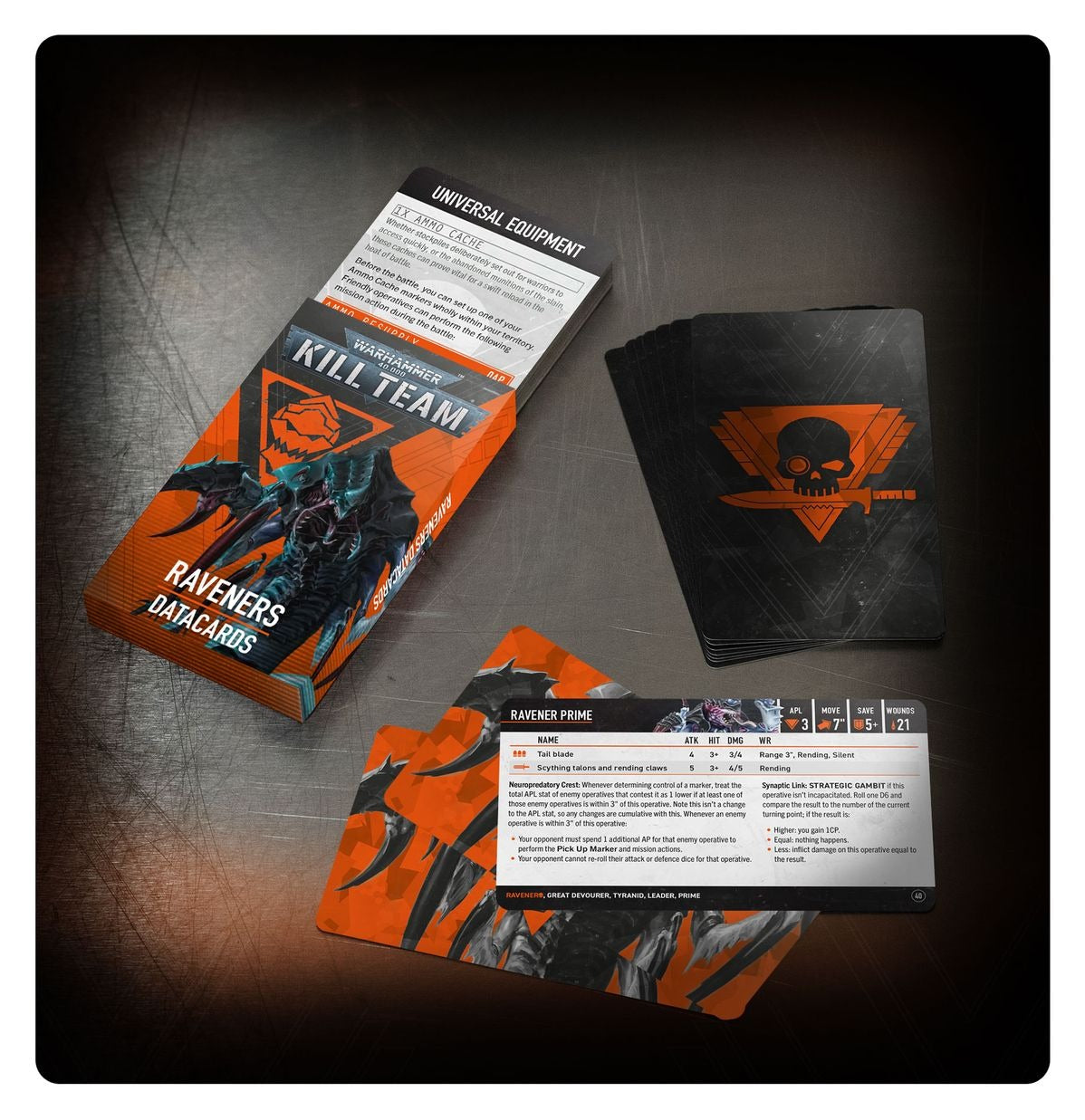 Warhammer 40k: Data Cards: Tyranid Raveners