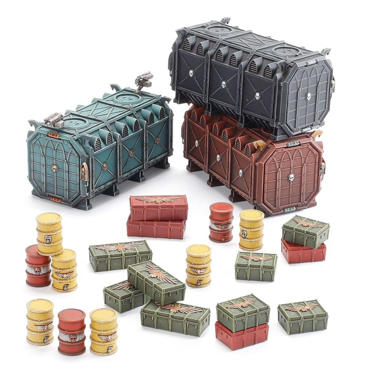 Warhammer Terrain - Battlezone: Manufactorum – Munitorum Armoured Containers